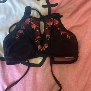 rose swimsuit top